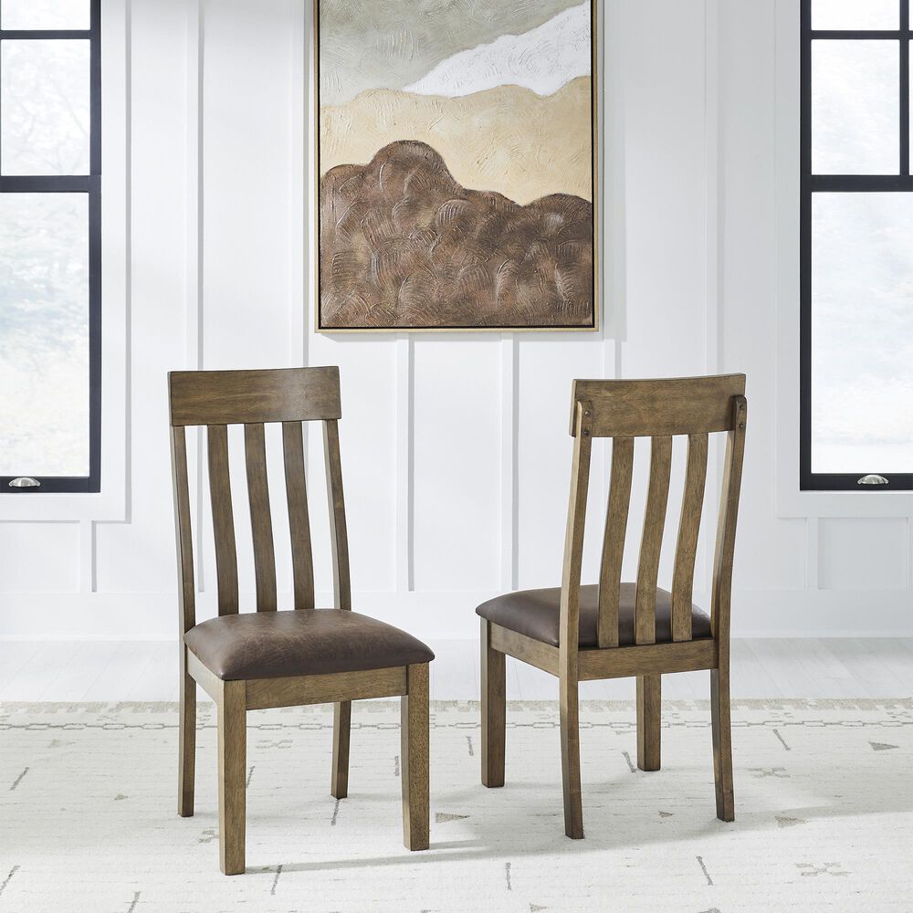 Ashley Urbinforte Side Chair in Light Brown, , large