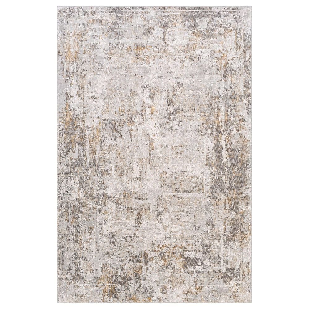 Surya Carmel 7"10" x 10" Camel, Mustard, Navy and Light Gray Area Rug, , large
