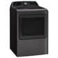 GE Profile 5.4 Cu. Ft. Top Load Impeller Washer and 7.4 Cu. Ft. Smart Electric Dryer in Diamond Gray
, , large
