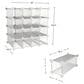 Timberlake 16-Piece Storage Cube Set in White, , large
