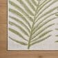 Loloi Easton Ivory and Green 4" x 6" Indoor/Outdoor Area Rug, , large
