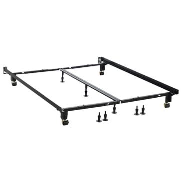 Home by Hollywood Instamatic Heavy Duty Universal Bed Frame in Black, , large