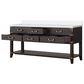 Lexora Home Norwalk 72" Double Bathroom Vanity in Brown Oak with White Cultured Marble Top  and Rectangle Sink, , large