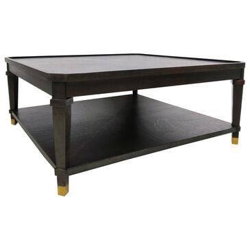 Slatehouse Carrington Cocktail Table in Dark Brown and Antique Gold, , large