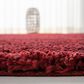 Safavieh August Shag 2"3" x 6" Burgundy Runner, , large