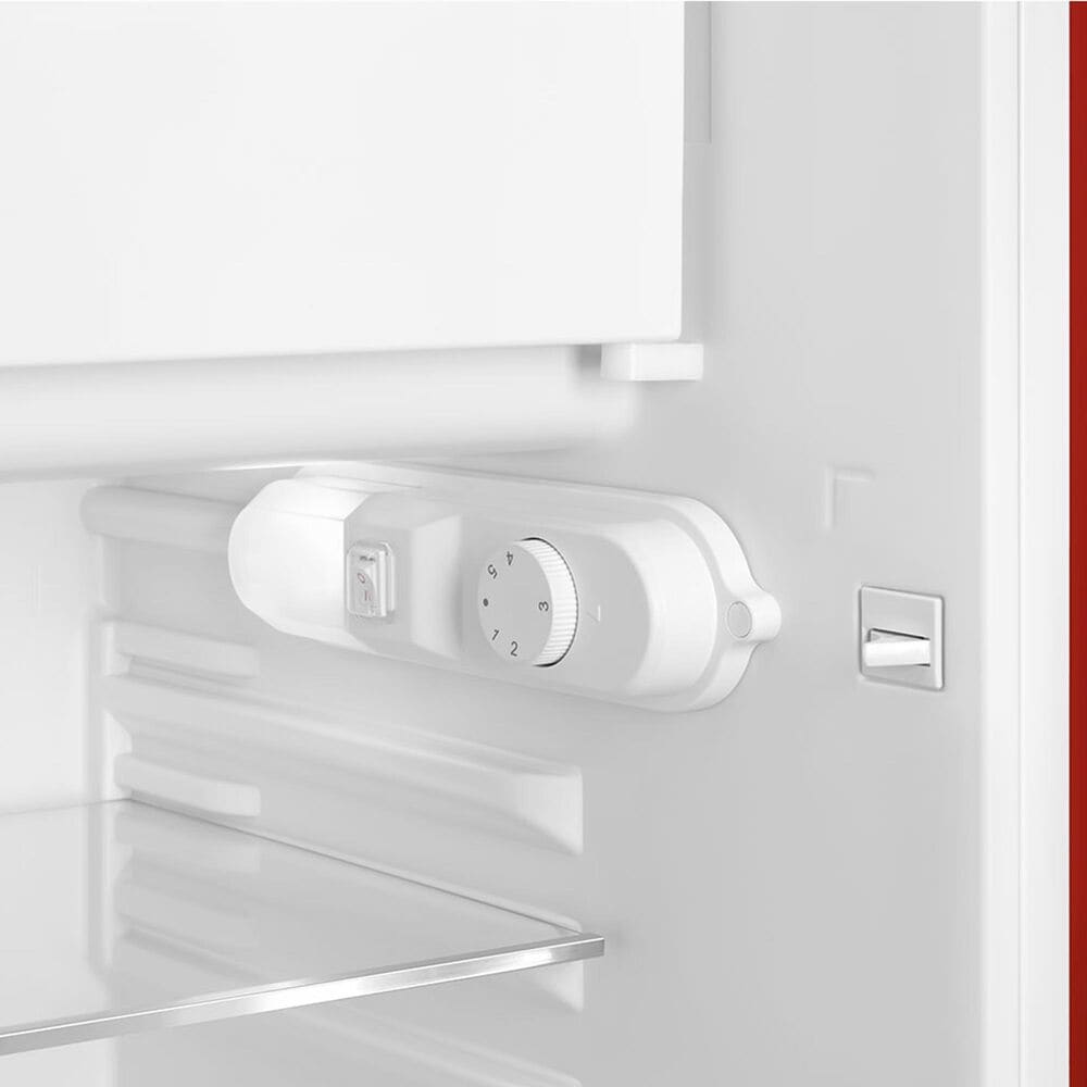 SMEG 4.48 Cu. Ft. Freestanding Compact Refrigerator with Right Hinge in Red, , large
