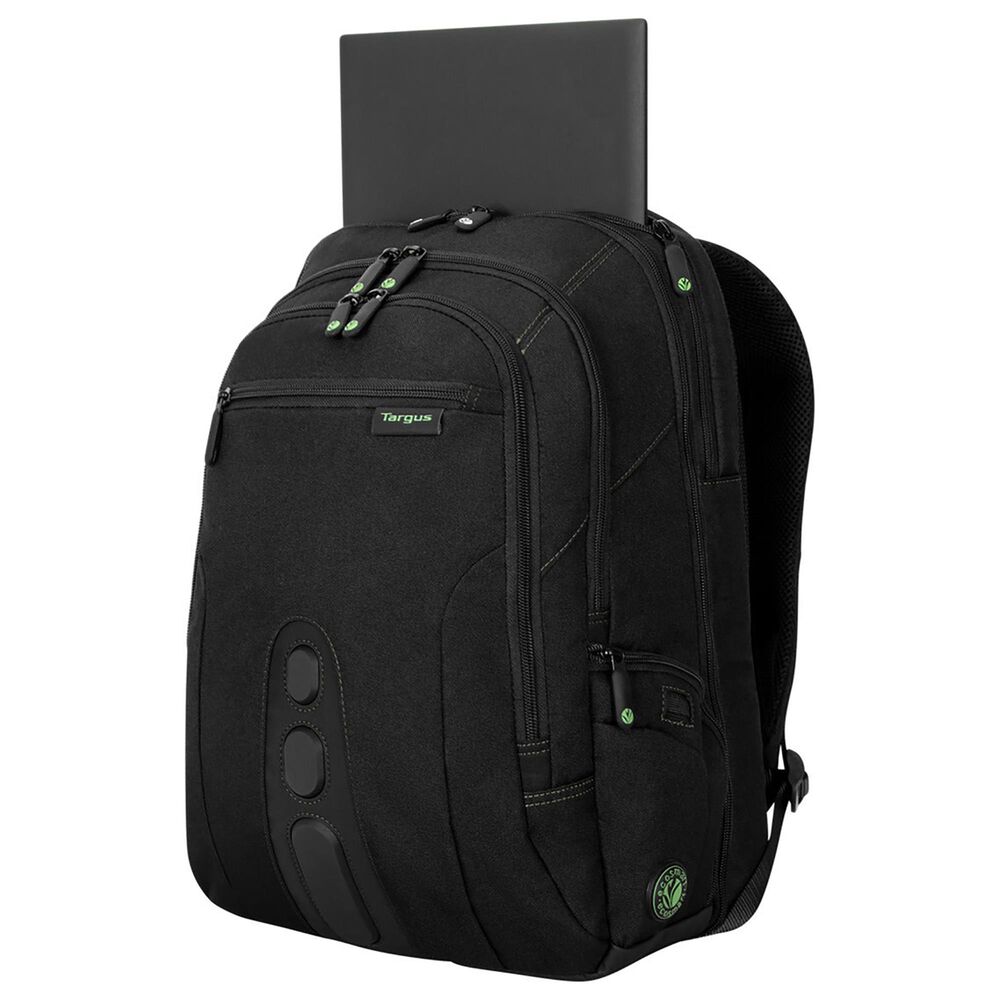Targus 15.6&quot; Spruce EcoSmart Checkpoint Friendly Backpack in Black, , large