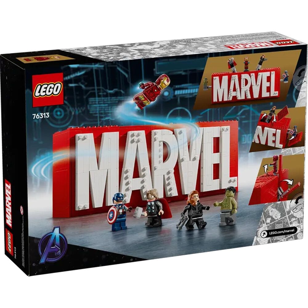 LEGO Marvel Logo &amp; Minifigures, , large