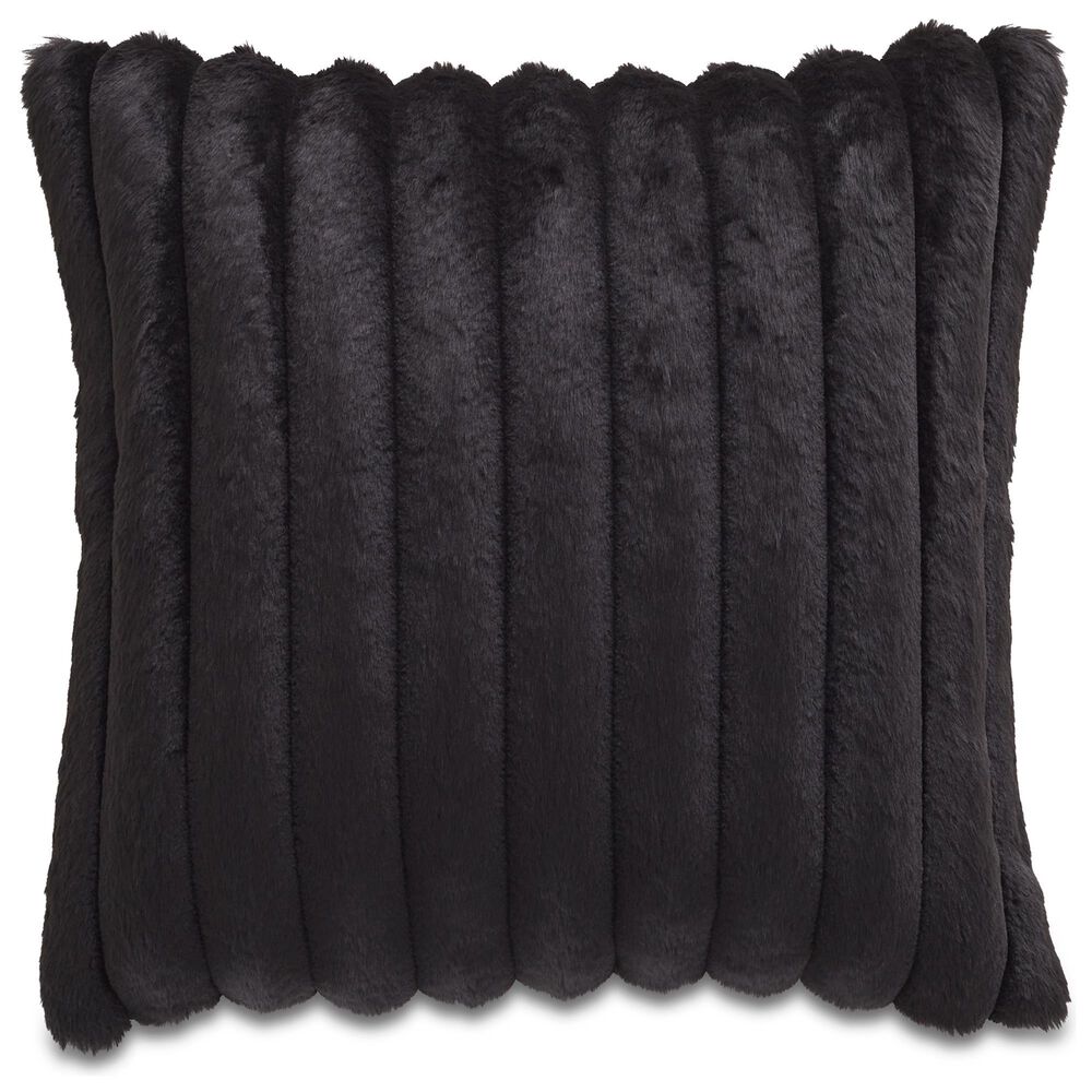 Vista Haus Parker 20&quot; x 20&quot; Square Throw Pillow in Onyx, , large