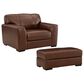 Ashley Brogliano Stationary Chair and a Half with Ottoman Set in Canyon, , large