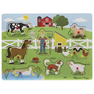Melissa & Doug Old MacDonald"s Farm Sound Puzzle, , large