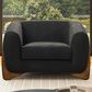 Jennifer Taylor Home Alpine Accent Arm Chair in Ebony Black, , large