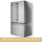 Monogram Right Side Panel for French Door Bottom Freezer in Stainless Steel, , large