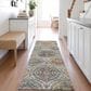 Dalyn Rug Company Silk Road Mocha, Ivory, Copper, Teal, Olive and Gold 2"3" x 7"6" Runner, , large
