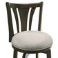 Armen Living Elle Swivel Barstool in Dark Roast, , large