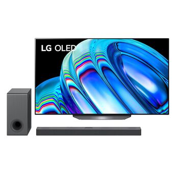 LG 77" Class B2 4K OLED UHD with HDR - Smart TV + 3.1.3 Channel Soundbar with Dolby Atmos and Apple Airplay 2 in Black, , large