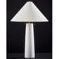 Adesso Waylon Table Lamp in White and Antique Brass, , large