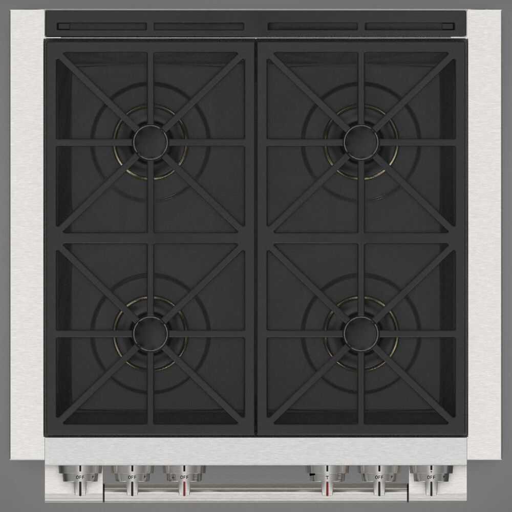 Fulgor Milano Sofia 4.1 Cu. Ft. 30" Professional Dual Fuel Range in Stainless Steel, , large