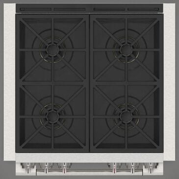 Fulgor Milano Sofia 4.1 Cu. Ft. 30" Professional Dual Fuel Range in Stainless Steel, , large