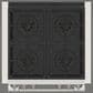 Fulgor Milano Sofia 4.1 Cu. Ft. 30" Professional Dual Fuel Range in Stainless Steel, , large