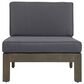 Noble House Brava 5-Piece Patio Sectional Set in Dark Gray, , large