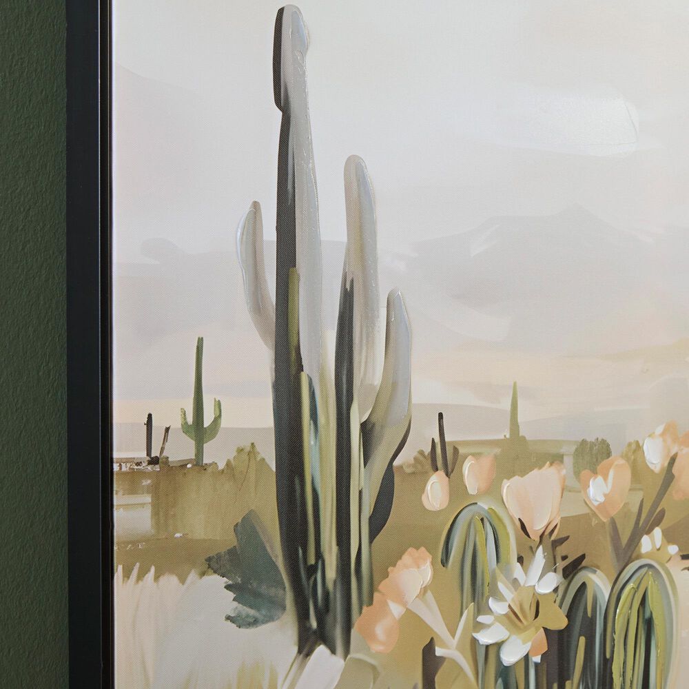 Ashley Sidworth 60" x 36" Wall Art in Green, Beige and Gray, , large