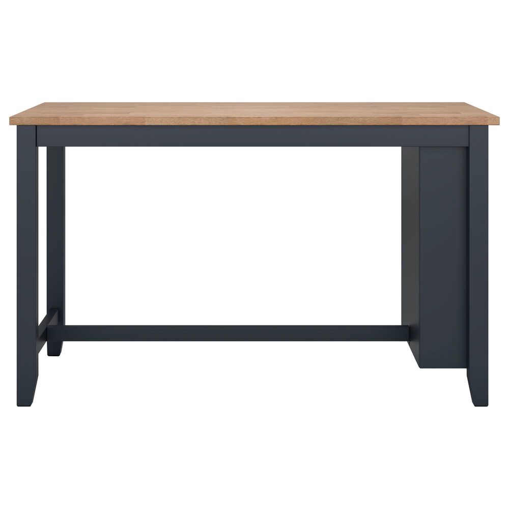 Ashley Gesthaven Counter Height Table in Light Natural and Dark Blue - Table Only, , large