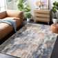 Safavieh Aston 3" x 5" Navy and Gold Area Rug, , large