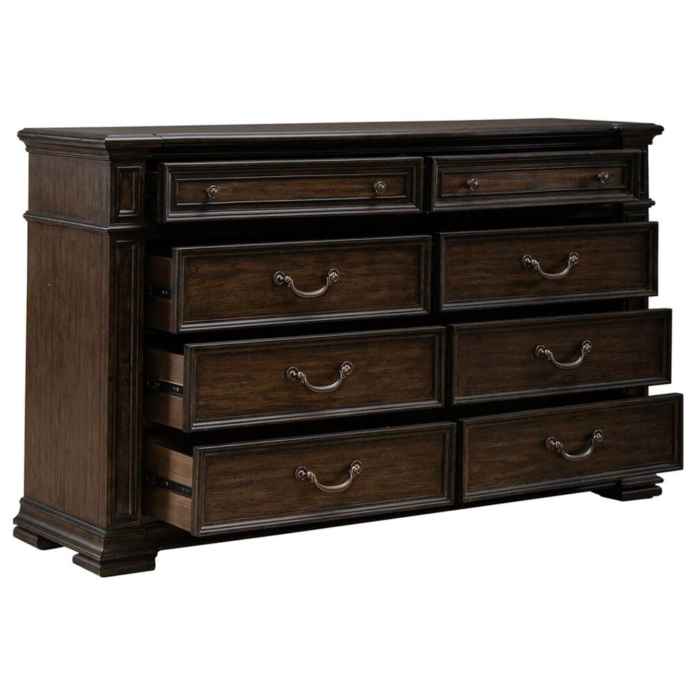 Belle Furnishings Provence Park 8-Drawer Dresser Only in Chateau Brown, , large