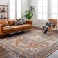 Surya Chicago CHG2301 11"11" x 15"7" Burnt Orange, Brick Red, Slate, Black, Mustard, Light Beige and Camel Area Rug, , large