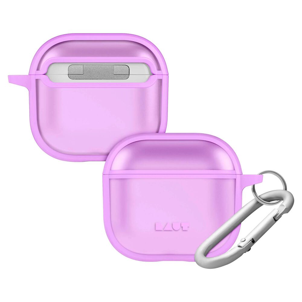 LAUT Huex Protect Case for AirPods 4 in Bright Pink, , large