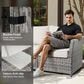 HOMLUX 6-Piece Patio Conversation Set in Beige, , large