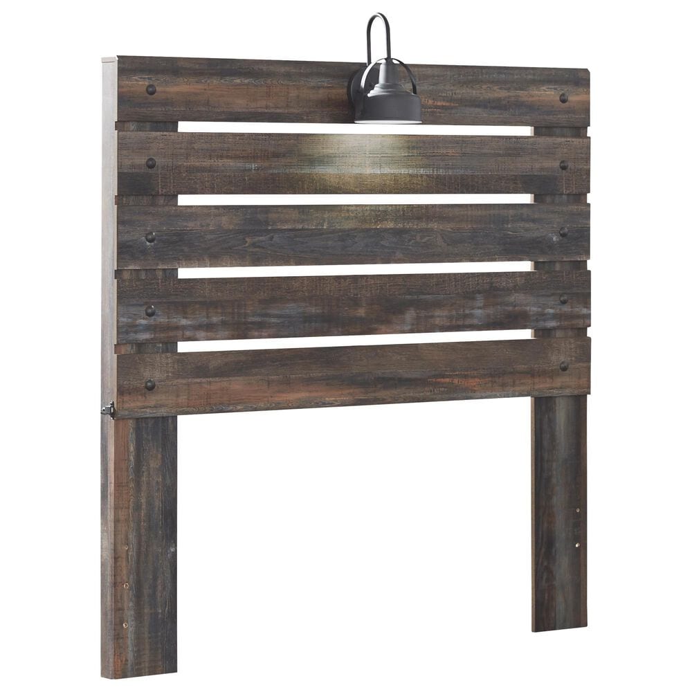 Ashley Drystan Full Slat Headboard in Rustic Brown, , large
