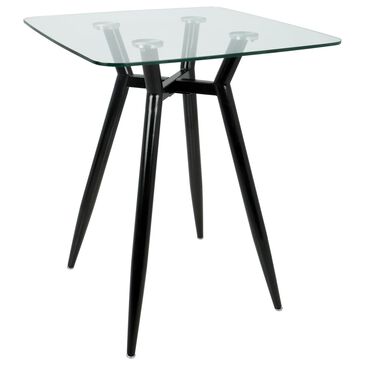 Lumisource Clara Counter Table in Clear/Black, , large