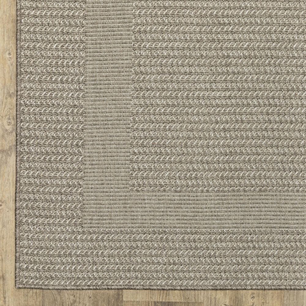 Oriental Weavers Caicos CA05A 7&#39;10&quot; x 10&#39; Grey Area Rug, , large