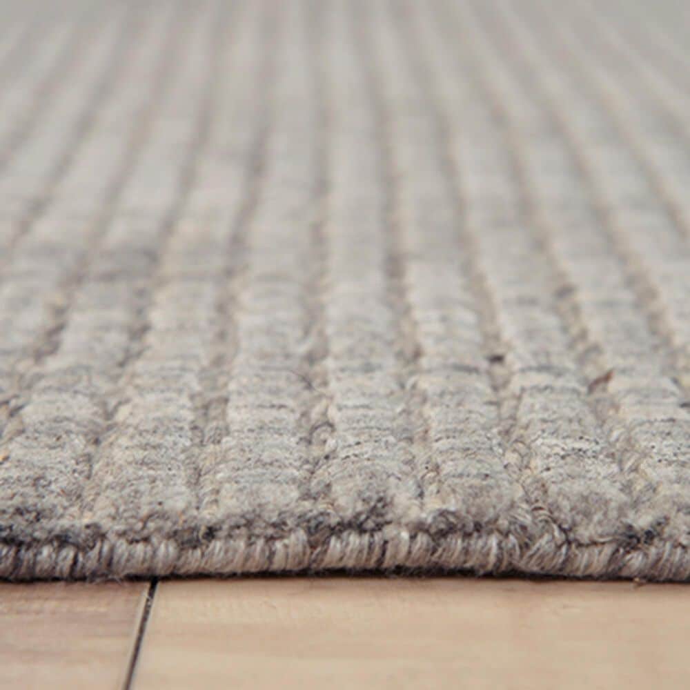 RIZZY Cable 7&#39;6&quot; x 9&#39;6&quot; Gray Area Rug, , large