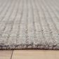 RIZZY Cable 7"6" x 9"6" Gray Area Rug, , large