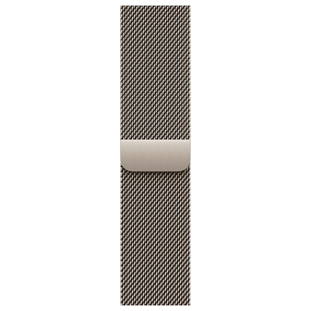 Apple Watch Series 12 (GPS + Cellular) 42mm Natural Titanium Case with Natural Milanese Loop (Pre-Order), , large
