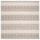 Safavieh Natura NAT750F 6" Square Grey and Ivory Area Rug, , large