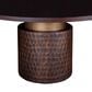 Home Trends & Design Santa Cruz and Portofino 5-Piece Round Dining Set in Antique Bronze and Antique Gold, , large