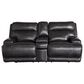 Simon Li Power Reclining Loveseat with Console in Charcoal, , large