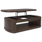 Ashley Korestone Lift Top Cocktail Table in Dark Brown, , large