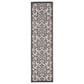 Nourison Aloha 2"3" x 8" Grey and Charcoal Indoor/Outdoor Runner, , large