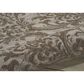 Nourison Damask DAS02 8" x 10" Grey Area Rug, , large