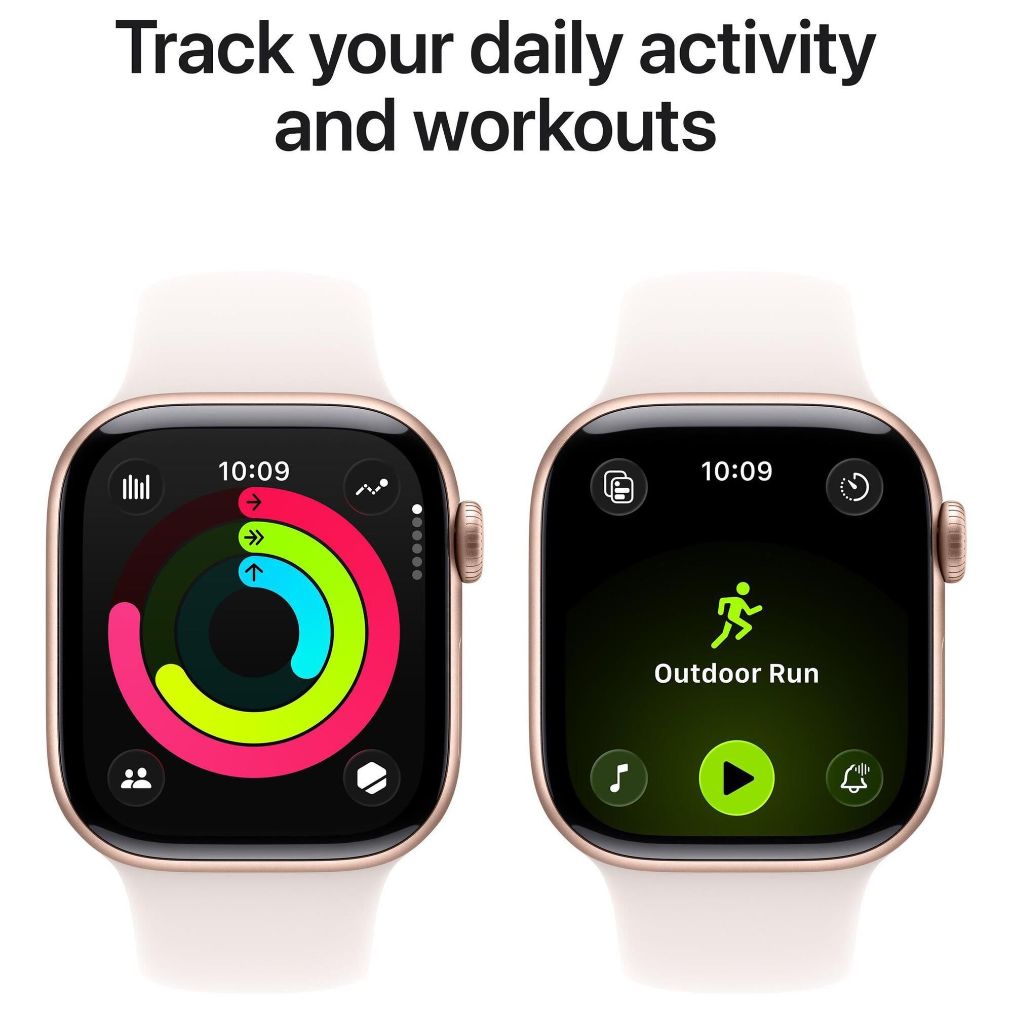 Apple Watch Series 11 (GPS) 42mm Aluminum Case with Light Blush