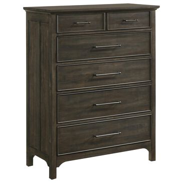 Hawthorne Furniture Hawthorne 5 Drawer Chest in Brushed Clay, , large