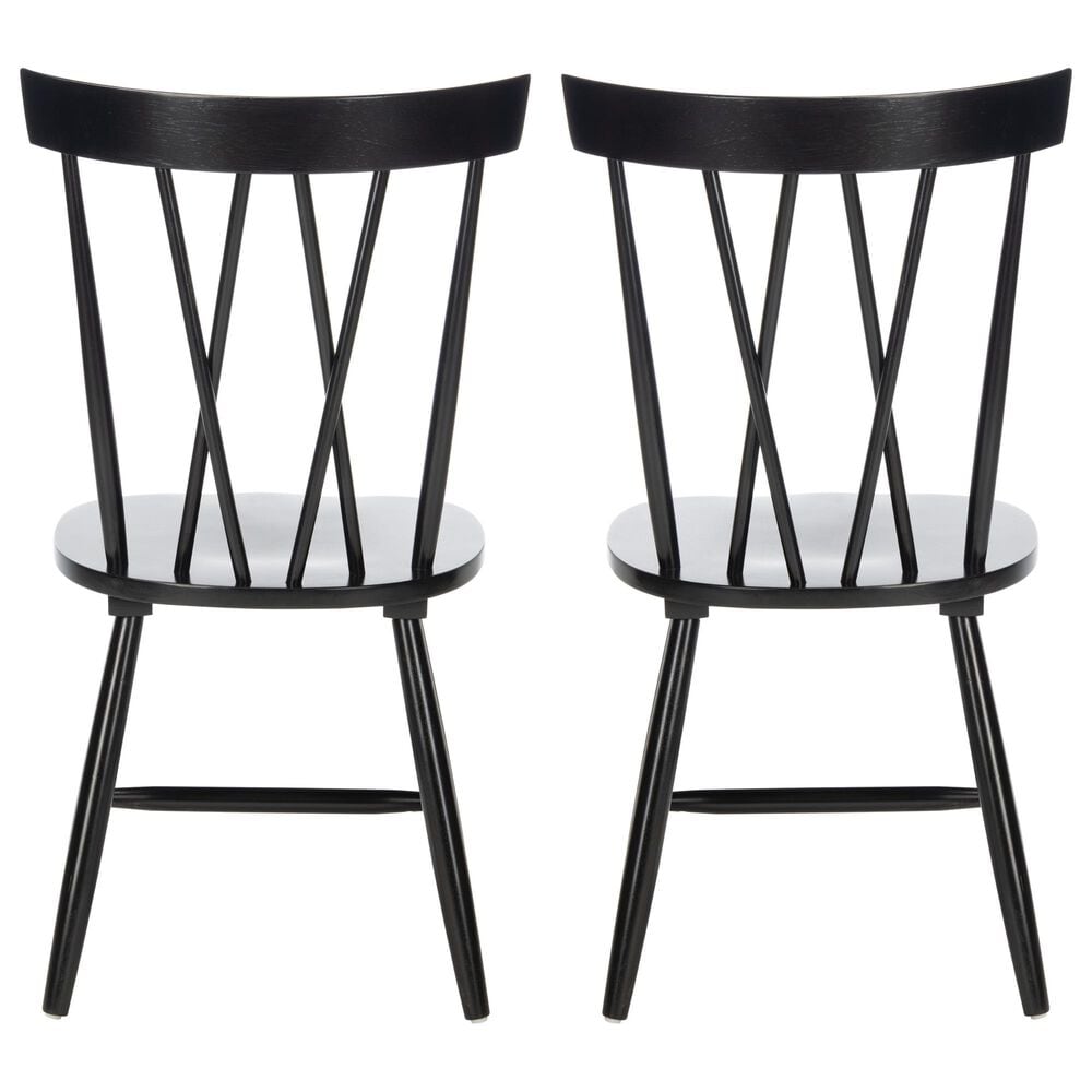 Safavieh Alexander Dining Chair in Black &#40;Set of 2&#41;, , large