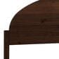 Walker Edison Elias Queen Platform Bed with Arched Headboard in Brown, , large