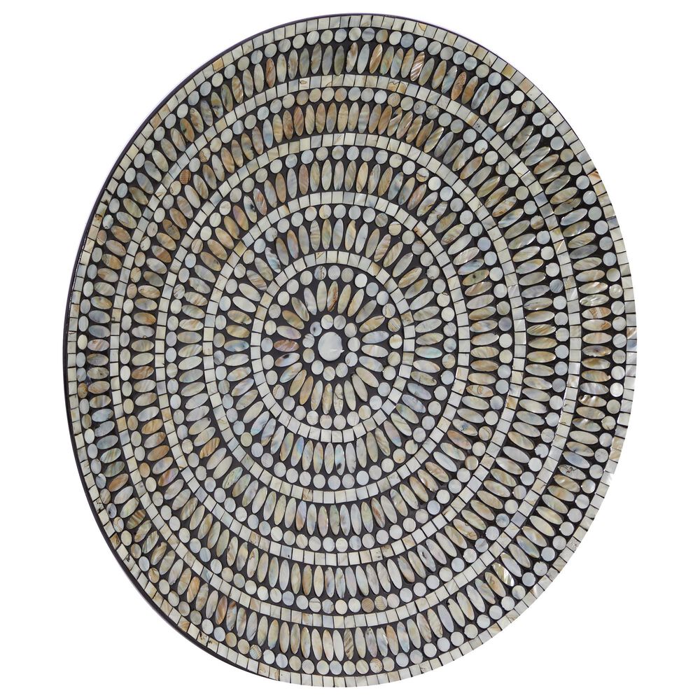 Maple and Jade 27" x 27" Coastal Wall Decor in Black and Tan, , large