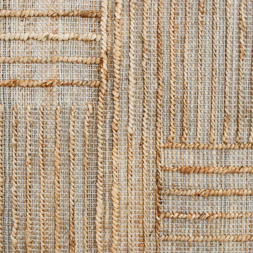 L&amp;R Resources Maples Striped 5&#39; x 7&#39;9&quot; Natural Area Rug, , large